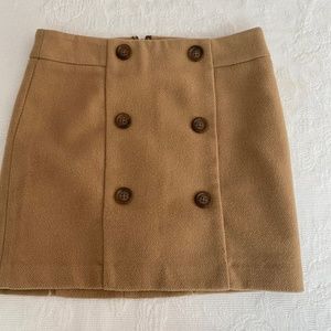 Vintage Gap lined wool blend skirt size 0